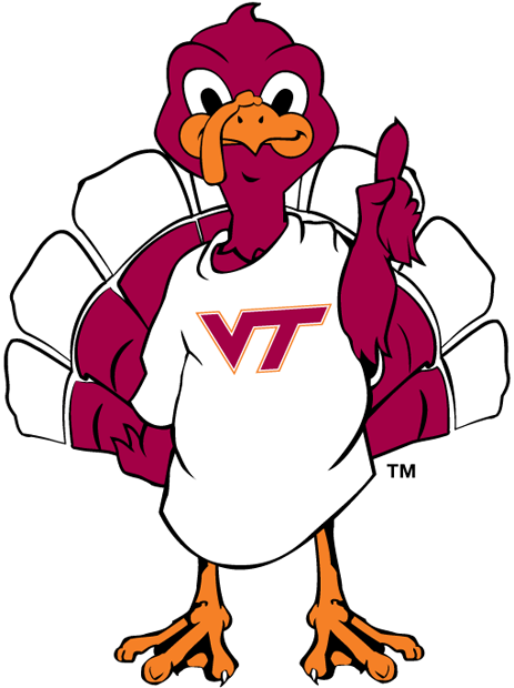 Virginia Tech Hokies 2000-Pres Mascot Logo v3 diy DTF decal sticker